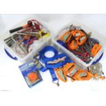 2 Boxes of assorted ratchet straps etc Please Note - we do not make reference to the condition of