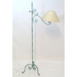 Wrought iron standard lamp Please Note - we do not make reference to the condition of lots within