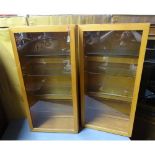 Three late 20thC Tapley display cabinets (3) Please Note - we do not make reference to the condition