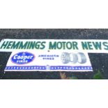 Two advertising / exhibition banners for ' Hemmings Motor News' and ' Cooper Tires' Please Note - we