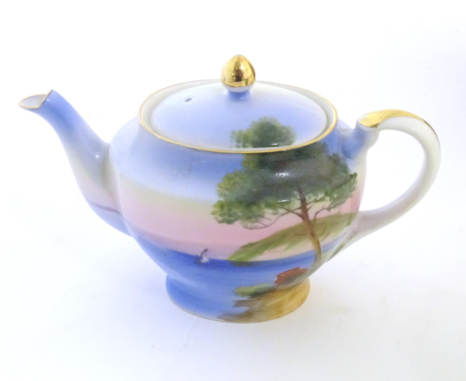 A quantity of assorted ceramics to include a Noritake teapot with seascape detail, an Art Deco - Image 14 of 24