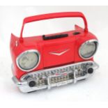 Novelty Radio formed as a 57 Chevy Car Please Note - we do not make reference to the condition of
