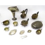 Assorted silver plate, teapots, coffee pots etc Please Note - we do not make reference to the