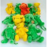 Quantity of assorted Fruity Bear Soft toy rucksacks Please Note - we do not make reference to the