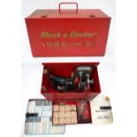 A cased Black and Decker Vibro Centric kit Please Note - we do not make reference to the condition