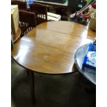 A Georgian mahogany gateleg table Please Note - we do not make reference to the condition of lots