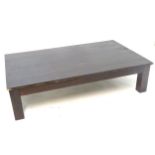 Coffee table of rectangular form 59" long Please Note - we do not make reference to the condition of