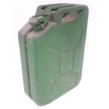 A Second World War / WW2 / WWII Jerry can stamped WD ( War Department ), MOD arrow and 1945 and