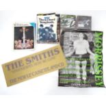 Music shop advertising sign for The Smith's Strangeways Here we Come album, together with a Morrisey