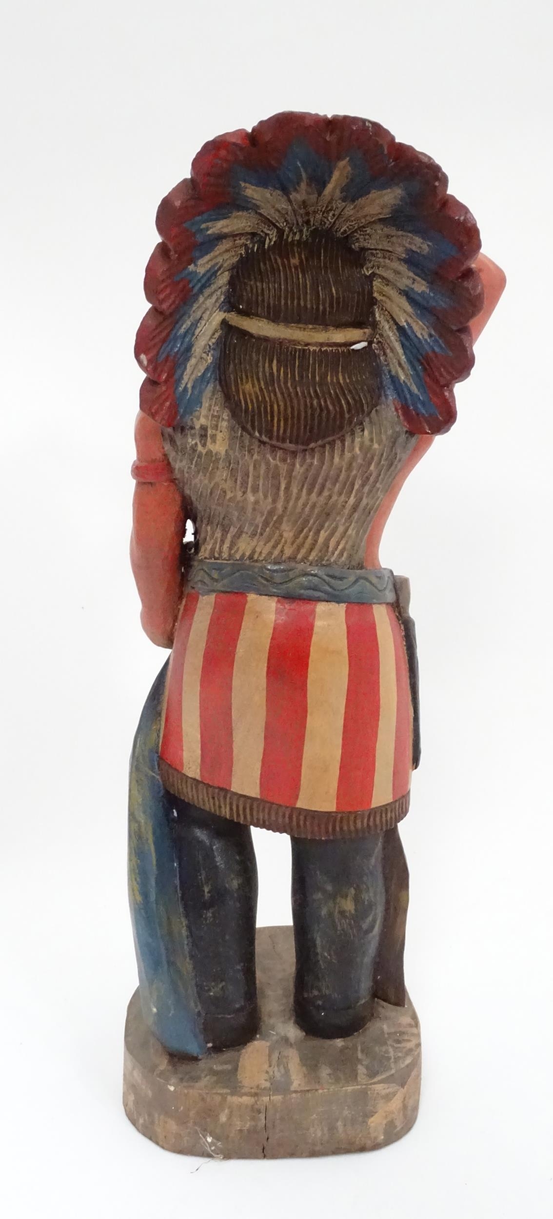 Late 20thc miniature tobacco advertising figure. Approx. 24 1/2" high - Image 5 of 5
