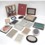 A quantity of picture frames, some silver plated. Please Note - we do not make reference to the