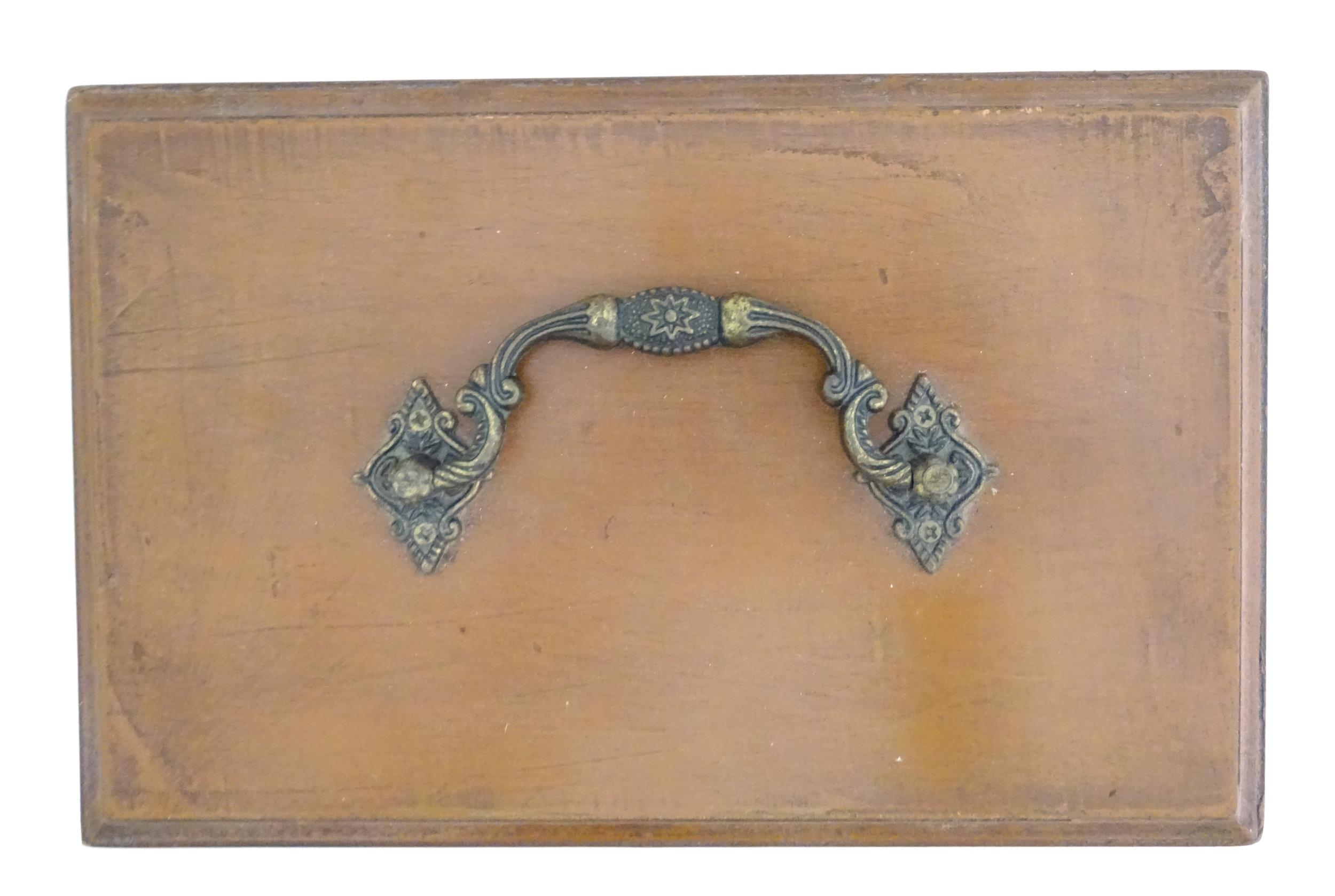 Jewellery box formed as a mantle clock Please Note - we do not make reference to the condition of - Image 6 of 7