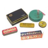 Assorted tins for Player's Navy Cut cigarettes, Player's Gold Leaf Navy Cut, Vaseline, etc. Please
