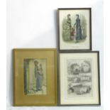 Three assorted prints, comprising Princess and the Frog after William Henry Margetson, a hand