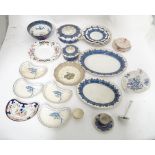 Quantity of assorted Booths china to include bowls, plates etc in powder blue Lilly pattern etc