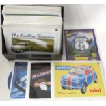 A quantity of vintage / retro style motoring themed tin signs Please Note - we do not make reference