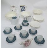 Assorted ceramics to include creamer, coffee set, Coalport jug etc Please Note - we do not make