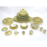 A quantity of Booths silicon china dinner wares to include plates, lidded tureens, jugs, cups,