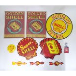 Assorted 21stC advertising signs ' Shell ' Please Note - we do not make reference to the condition