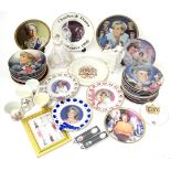 Princess Diana : A large quantity of Royal memorabilia to include commemorative plates, plates,