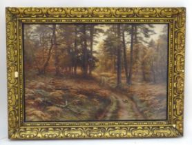 WITHDRAWN FROM AUCTION. After Joseph Farquharson , a print, woodland scene with rabbits Please