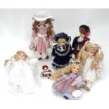 A box of assorted dolls Please Note - we do not make reference to the condition of lots within