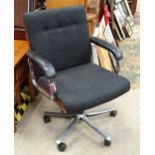 vintage / Retro / Mid century: A reclining office swivel chair Please Note - we do not make