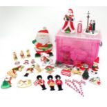 2 boxes of assorted Christmas decorations Please Note - we do not make reference to the condition of
