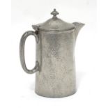 A Cornish tin coffee pot by Wearne & Son, Camborne & Helsdon, Cornwall. Stamped under. Please Note -