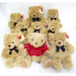 Assortment of Keel Toys teddy bears Please Note - we do not make reference to the condition of