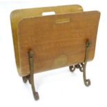 A vintage / retro magazine rack marked under ' A Morco Product ' Please Note - we do not make