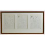 After Pablo Picasso (1881-1973), Three prints form the Vollard Suite framed together, comprising