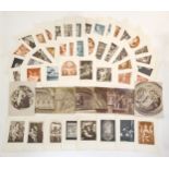 A quantity of early 20thC Italian photogravure prints of works of art, paintings, frescoes,