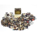 A large quantity of assorted 19th / 20thC buttons. Together with a quantity of assorted buckles,