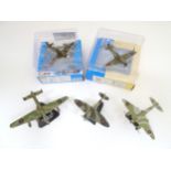 Toys: Five Corgi scale model WWII aircraft / planes, comprising Avro Lancaster AJ-G ED932 '
