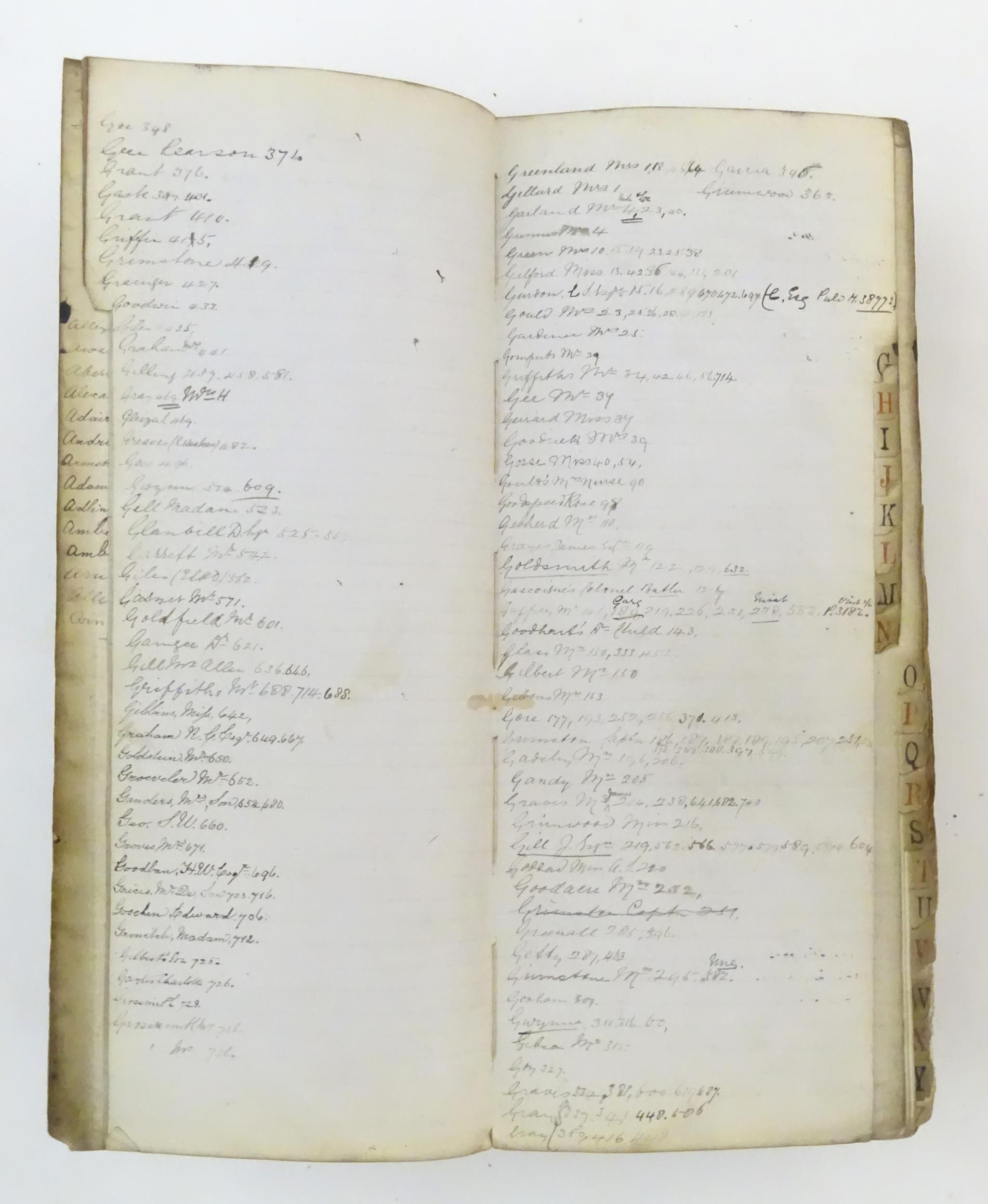 A 19thC English chemist / pharmacist / apothecary prescription ledger, dated 1885-1888. With - Image 9 of 19