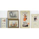 Assorted 20thC Ovaltine adverts, to include a watercolour and gouache advert proof / mockup for