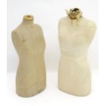 An A. W. Gamage Ltd. dressmaker's / tailor's female mannequin, size 42. Approx. 30 1/2" high.