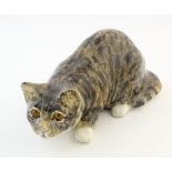 A large Winstanley model of a cat. Marked under, size 5. Approx. 13 1/2" long Please Note - we do