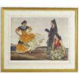 After William Russell Flint (1880-1969), Limited edition colour print, The Dance of the Thousand