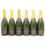 Six bottles of Louis Boyier & Cie champagne, each 75cl Please Note - we do not make reference to the