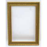 A 20th century gilt moulded frame with foliate detail. Internal measurement approx. 29 3/4" x 20"