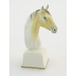 A Royal Worcester model of a horse head. Marked and titled Pyroeis under. Approx. 5 1/4" high Please