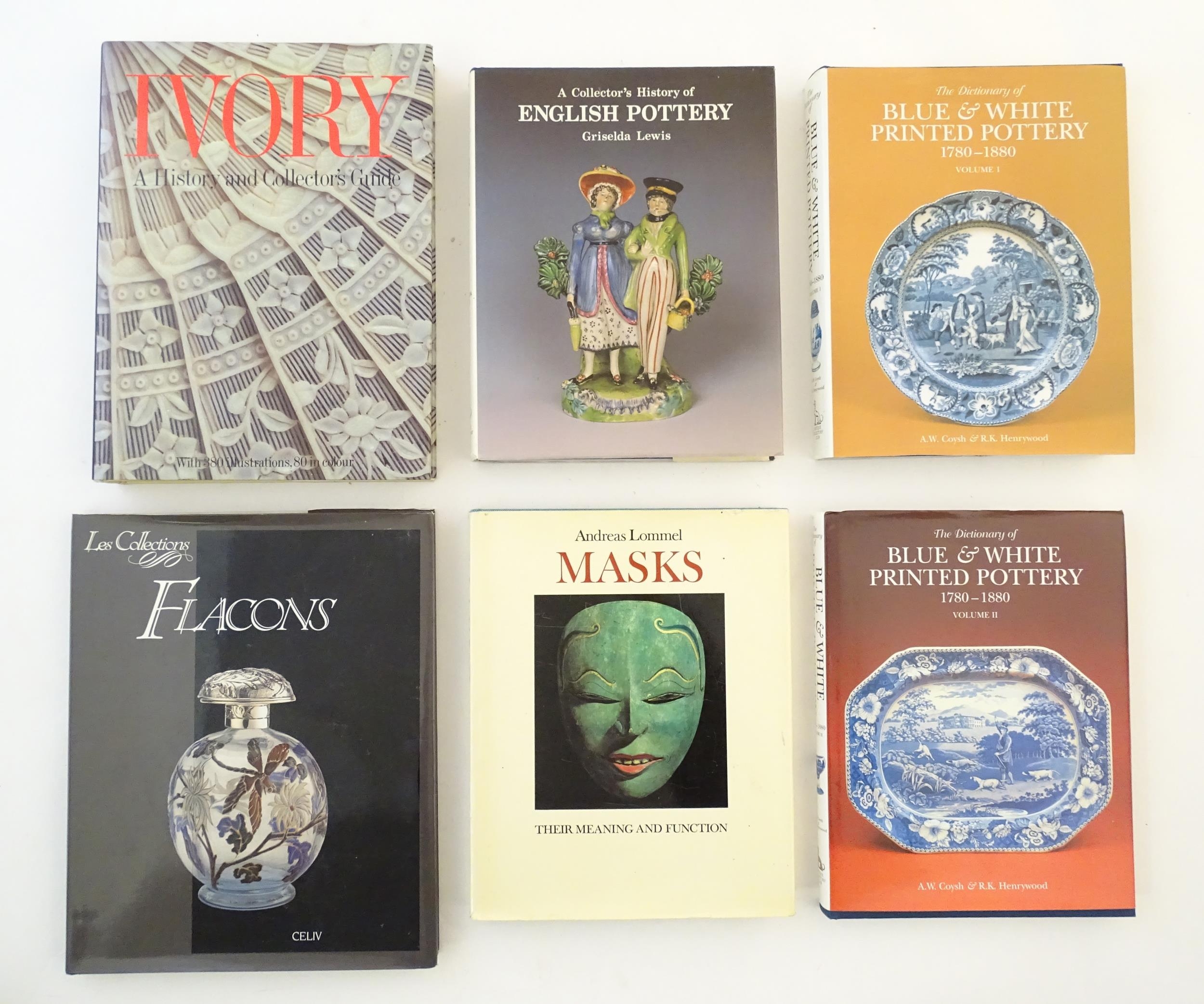 Books: Six assorted reference books comprising, The Dictionary of Blue & White Printed Porcelain - Image 21 of 22