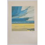 Paquet, 20th century, Limited edition print, no. 36/200, Coastal scene. Signed, dated (19)94 and