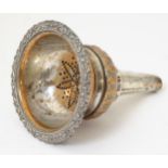 A 19tC Sheffield plate wine funnel. Approx 5 1/2" long Please Note - we do not make reference to the