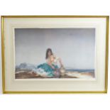 After William Russell Flint (1880-1969), Limited edition colour print, Sara. Signed in pencil under.