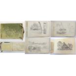 An early 20th century sketchbook of pencil drawings by Robert Arthur Wilson / R. A. Wilson (1884-