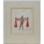 Late 19th / Early 20th century, Indian Company School, Watercolour and gouache, A portrait of an