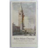 A 1987 exhibition poster advertising Italian Master Drawings from The British Royal Collection at